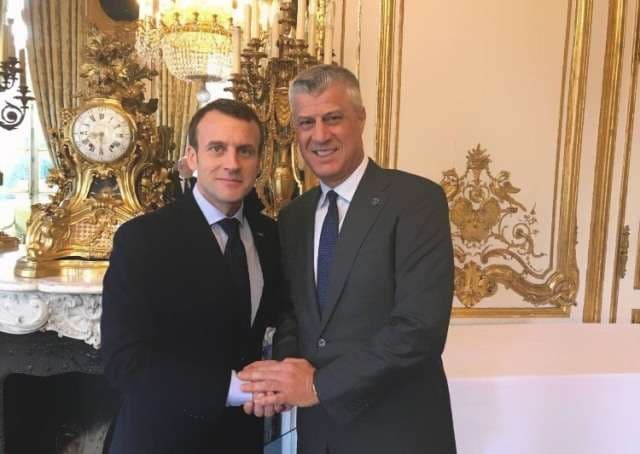 Macron uron Thaçin për 11 Vjetorin e Pavarësisë