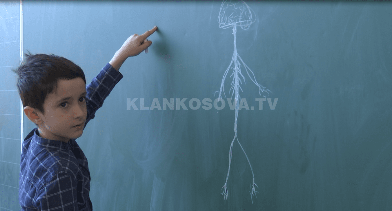 Vogëlushi tetëvjeçar harton teste për mësimdhënësit (VIDEO)