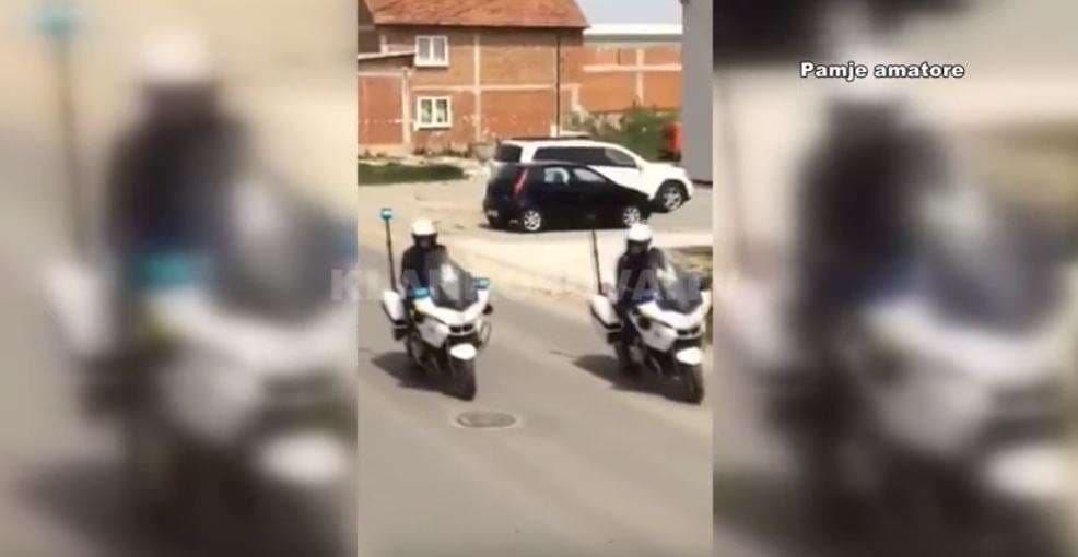 Spektakël për policin e pensionuar në Greme (VIDEO)