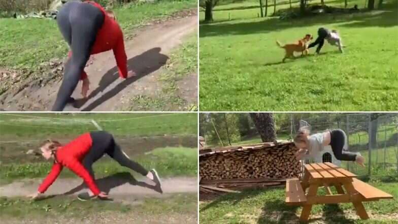 Gruaja norvegjeze që vrapon si pelë (VIDEO)
