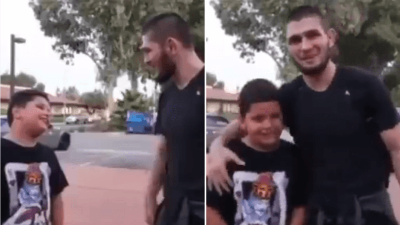 Nurmagomedov “refuzon” të fotografohet me tifoz të Barcelonës (VIDEO)