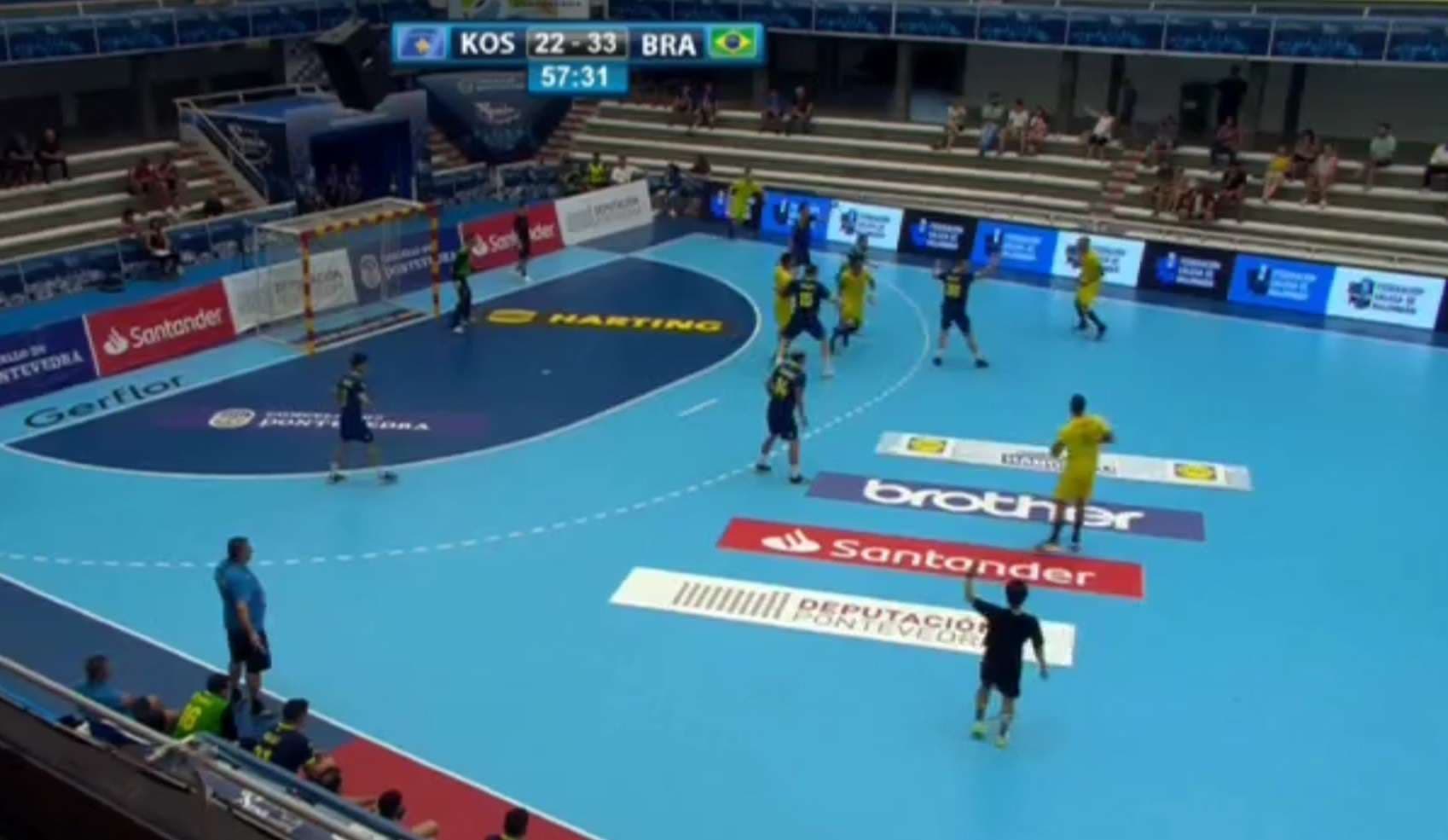 Kosova humb betejën ndaj Brazilit në hendboll