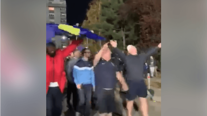 Me plis të bardhë këndojnë anglezët: Serbinë e rrahin kudo që shkon (VIDEO)