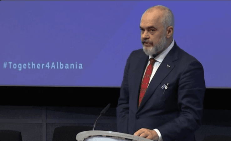 Rama në konferencën e donatorëve: Do doja që flamuri shqiptar të ngrihej në vend të atij britanik