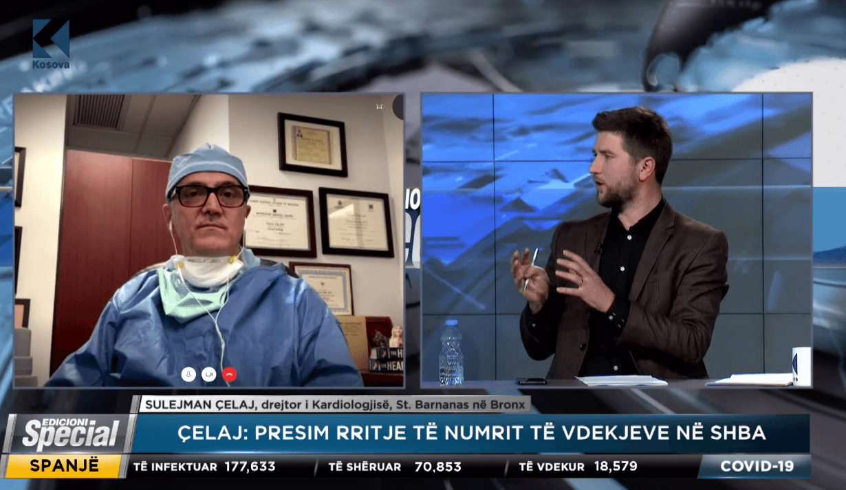 Çelaj: Ka shumë pacientë shqiptarë që po trajtohen për koronavirus në Amerikë