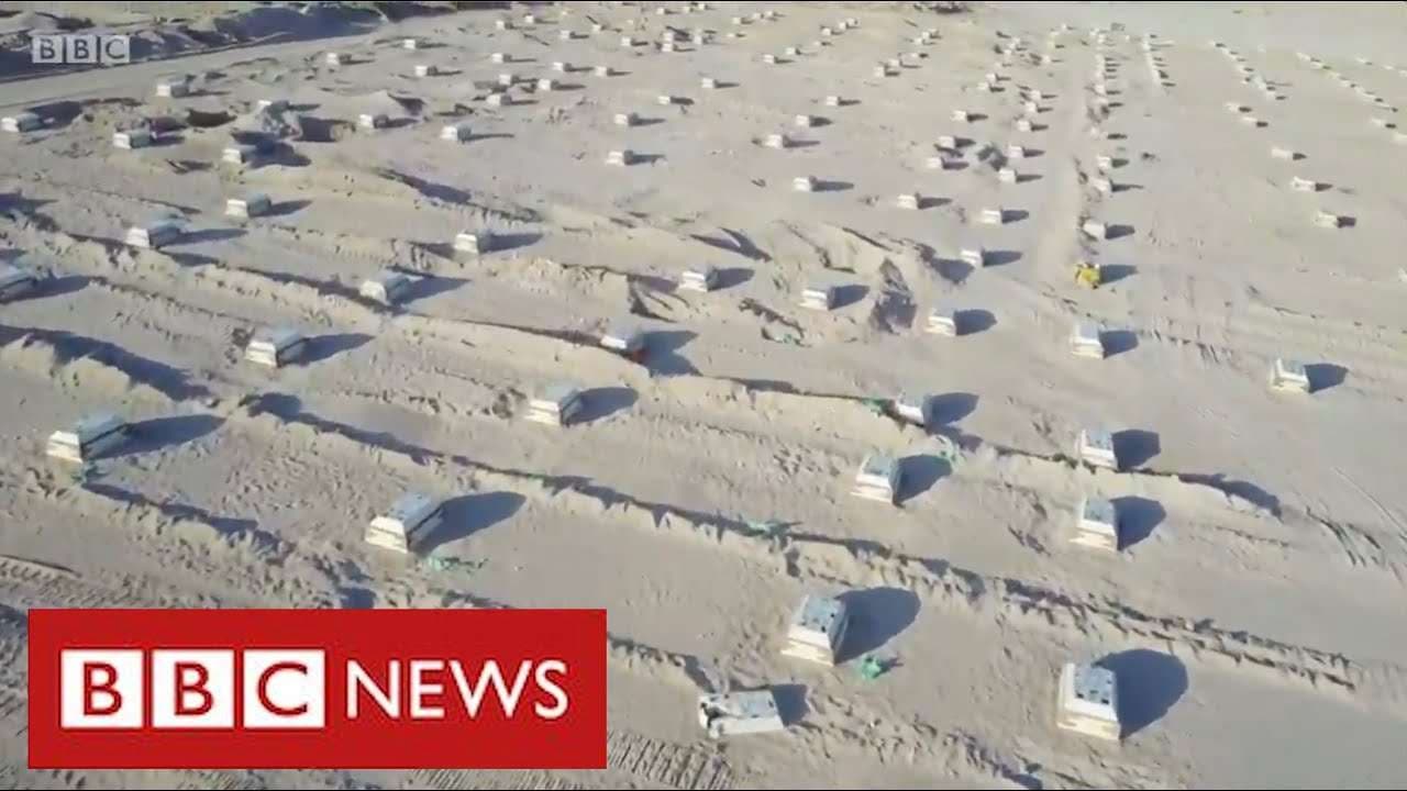 E rëndë: Shkretëtira shndërrohet në varrezë për të vdekurit nga koronavirusi në Irak (VIDEO)