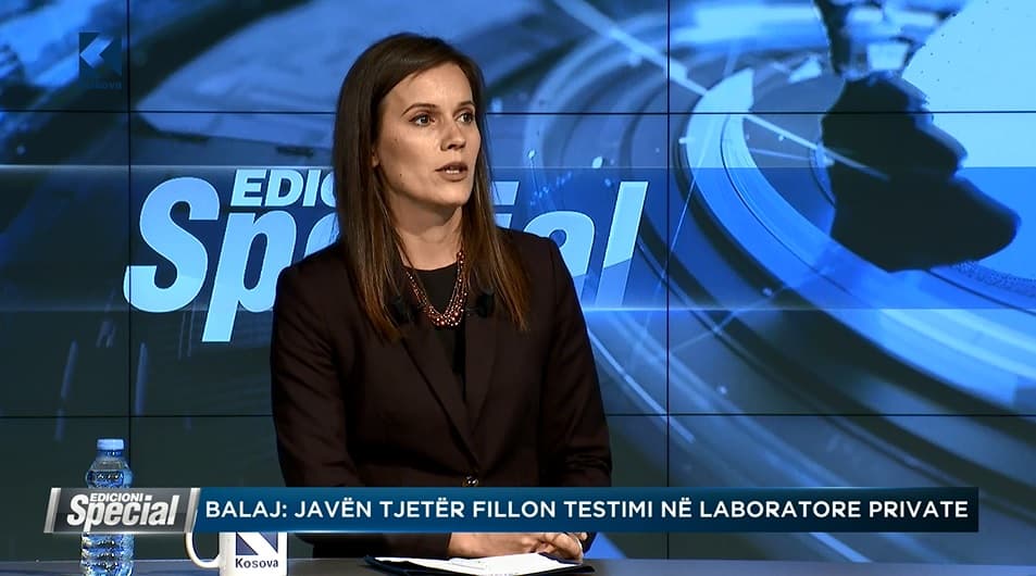 Albulena Balaj Halimaj: Javën e ardhshme mund të kryhen testime në laboratore private