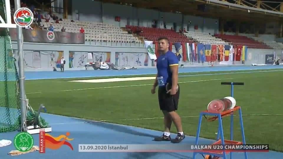 Suma i bronztë në Kampionatin Ballkanik U-20 për hedhje të gjyles