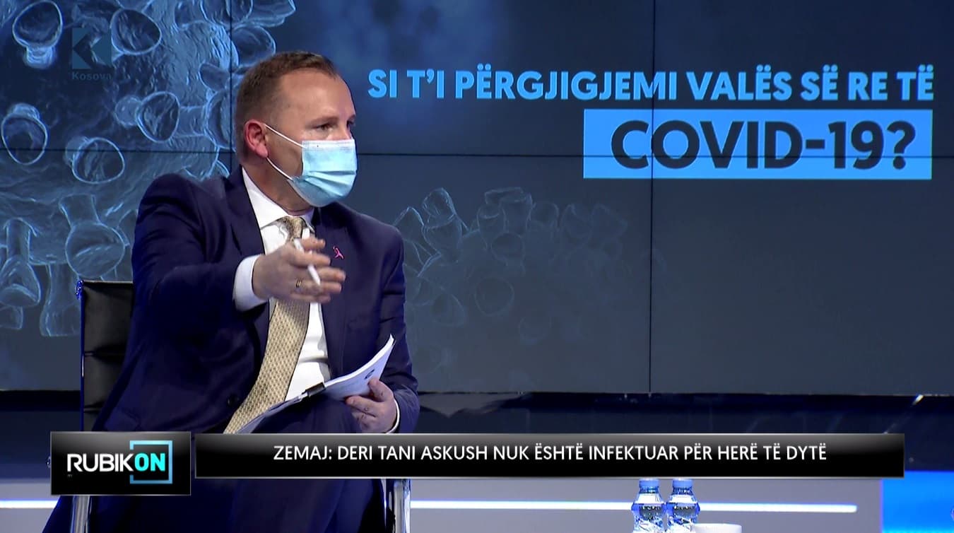 Zemaj: Deri tani askush në Kosovë s'është infektuar dy herë me COVID-19