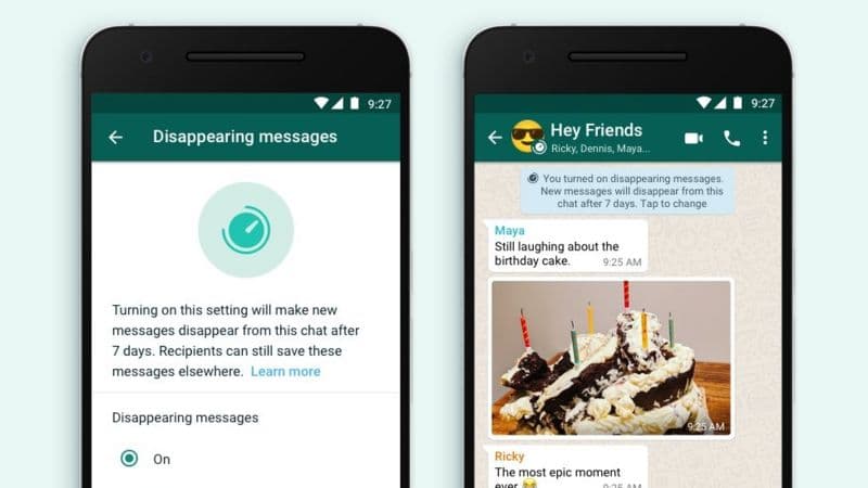 WhatsApp lejon që mesazhet të zhduken pas shtatë ditësh