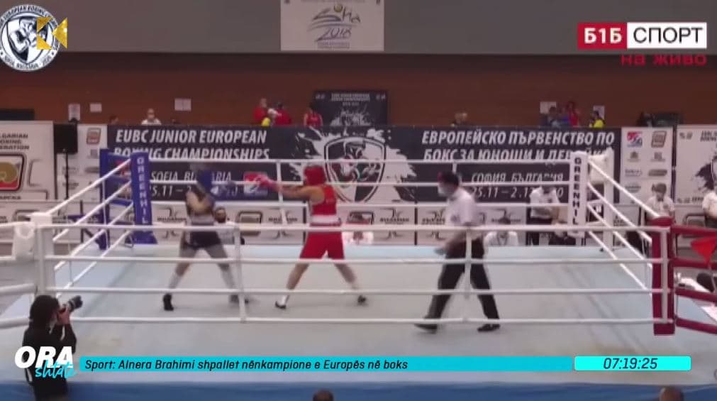 Alnera Brahimi shpallet nënkampione e Evropës në boks (VIDEO)