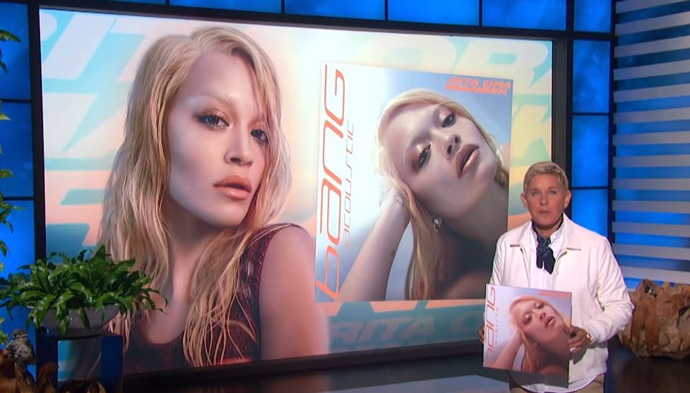 Rita Ora shkëlqen në Ellen Show (VIDEO)