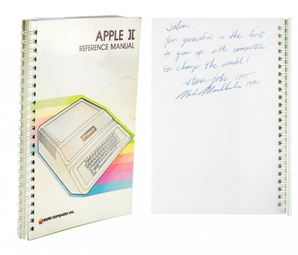 Manuali i nënshkruar nga Steve Jobs del në ankand për mbi 787 mijë dollarë