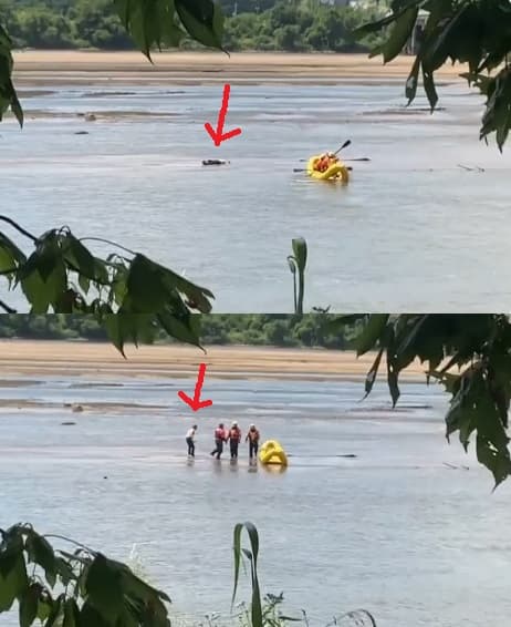 Zbulojnë se “trupi në lum” ishte një person i gjallë që thjesht po pushonte (VIDEO)