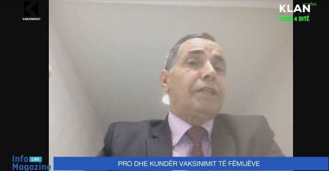 Infektologu Ramadani bën thirrje për vaksinimin e fëmijëve mbi moshën 12 vjeçare: S'ka efekte anësore