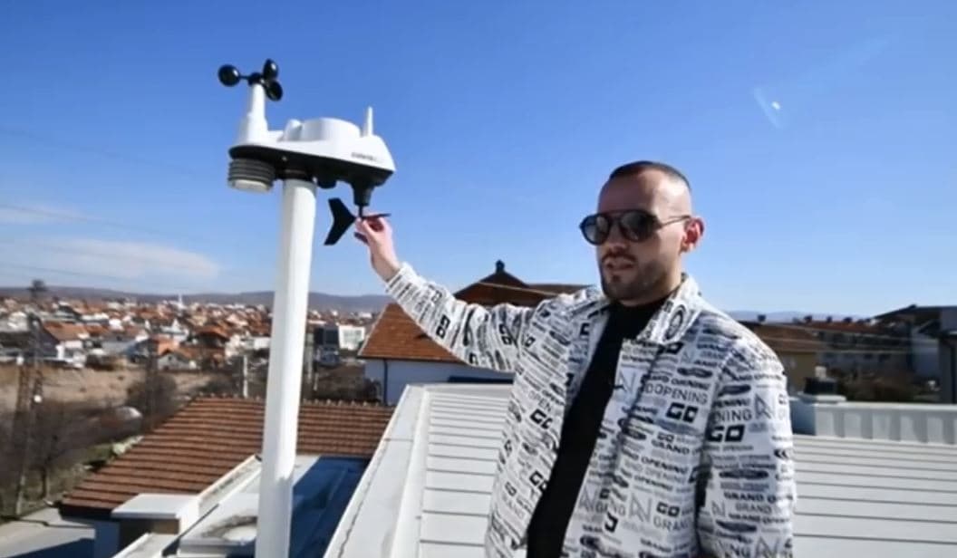 Valdrin Shala, pasionanti i meteorologjisë (VIDEO)