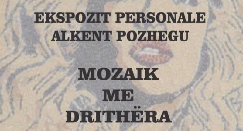 Njoftimi për ekspozitën personale të Alkent Pozhegut, me gabime drejtshkrimore (FOTO)