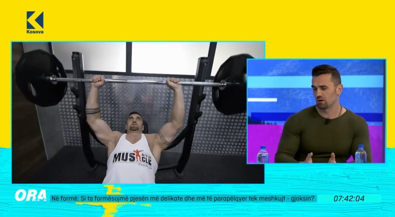 Formësimi i gjoksit te meshkujt, flet trajneri Besnik Humolli (VIDEO)