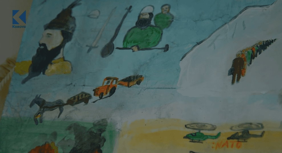 Piktura e Labinot Sahitit, e cila rindërtoi fshatin Brod të djegur nga lufta (VIDEO)