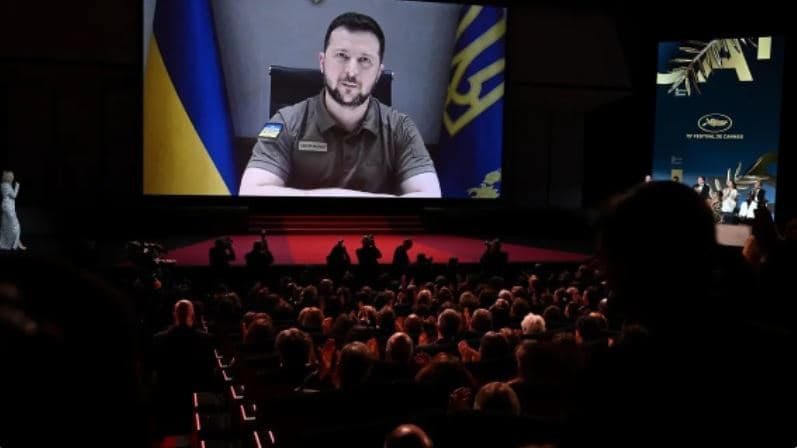 Zelensky i drejtohet Festivalit të Filmit në Kanë: Ne kemi nevojë për një Chaplin të ri (VIDEO)