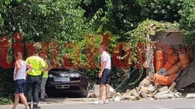 Mallorca: Punëtori aksidentohet me "Bugattin" e Ronaldos (FOTO)