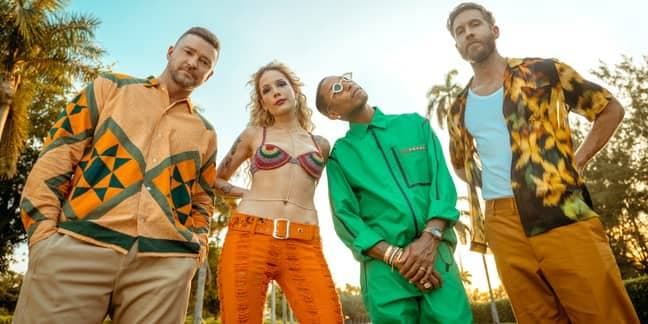 "Stay With Me" i bashkon Harris, Timberlake, Halsey dhe Williams (VIDEO)