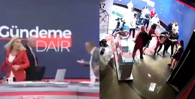 Deputeti e gazetari rrihen në transmetim direkt në Turqi (VIDEO)