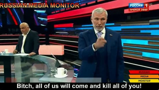 Deputeti rus e kërcënon gazetarin gjerman: Do t'ju vrasim të gjithëve (VIDEO)