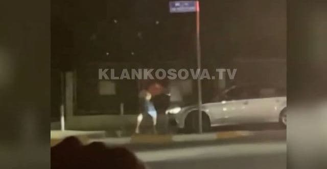 Rrahje te Posta në Prishtinë (VIDEO)