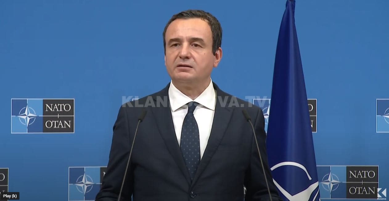 Kurti i thotë NATO-s që s’heq dorë nga targat e reciprociteti (VIDEO)