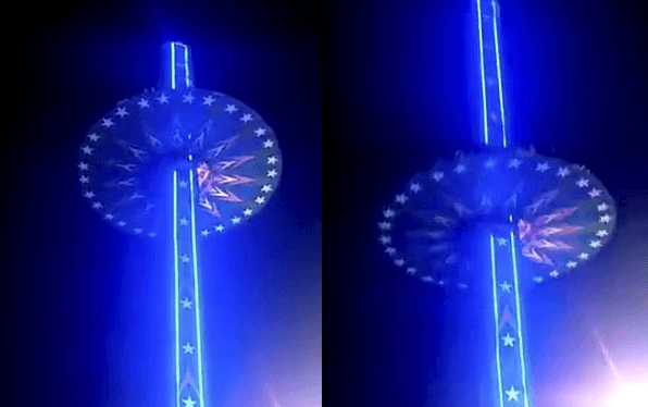 Shikoni momentin kur karuseli përplaset për tokë, lë 50 të plagosur (VIDEO)