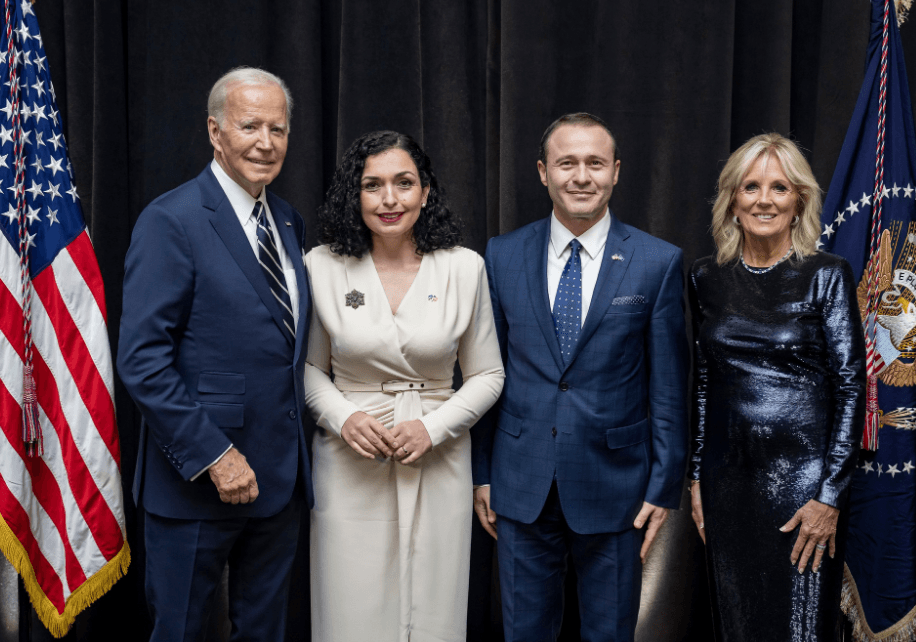 Presidentja Osmani takon presidentin Biden në SHBA (FOTO)