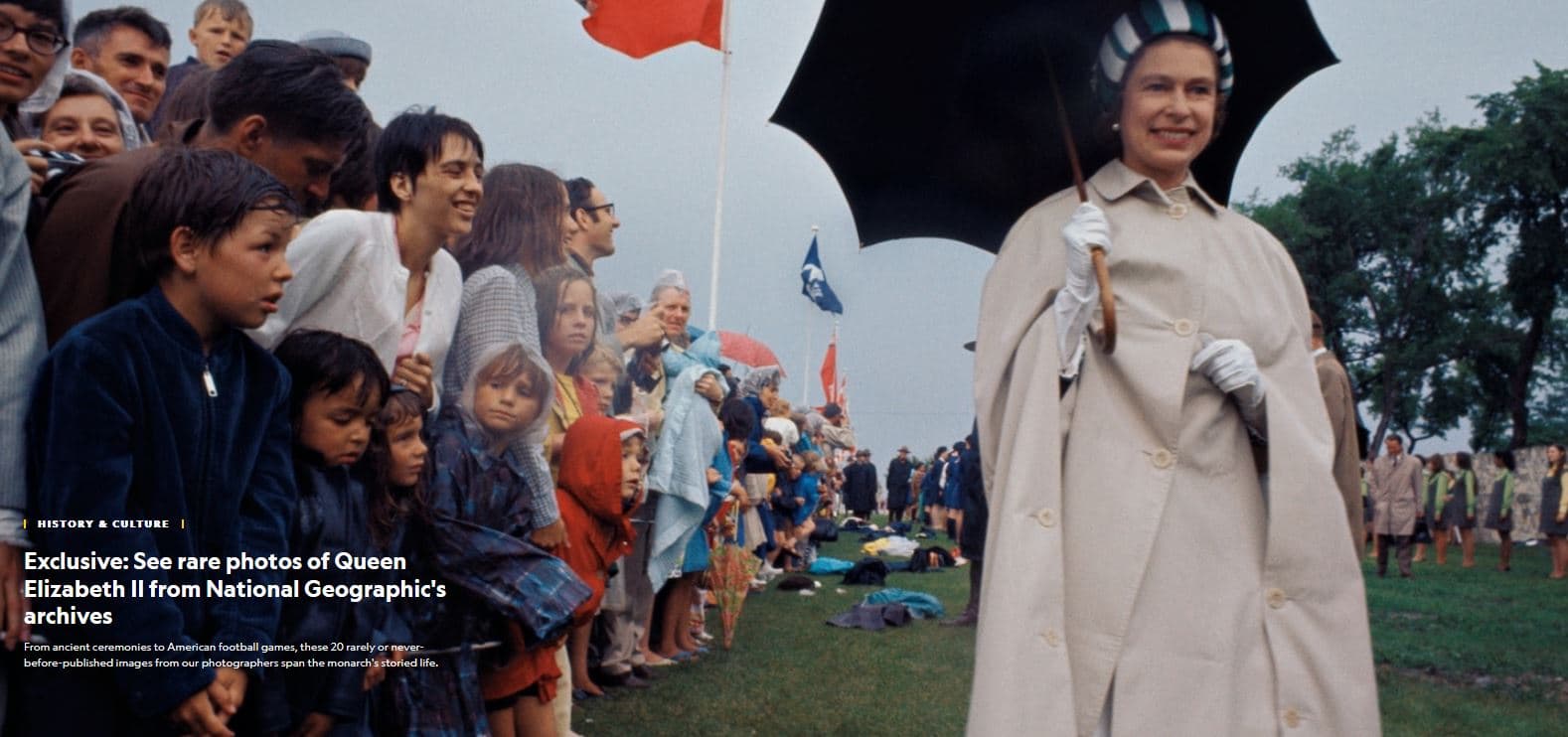 Foto të rralla të Mbretëreshës Elizabeth II nga arkivat e National Geographic