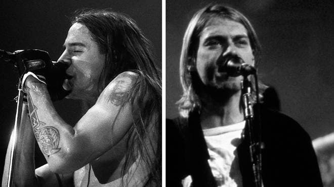 Red Hot Chili Peppers e këndojnë këngën "Smells Like Teen Spirit" të Nirvanës (VIDEO)