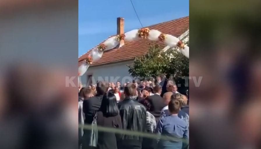 Graçanicë: Serbët me armë, marrin nuse (VIDEO)
