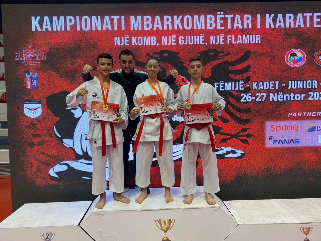 Klubi i karatesë nga Istogu sjell 11 medalje nga Kampionati Mbarëkombëtar në Tiranë