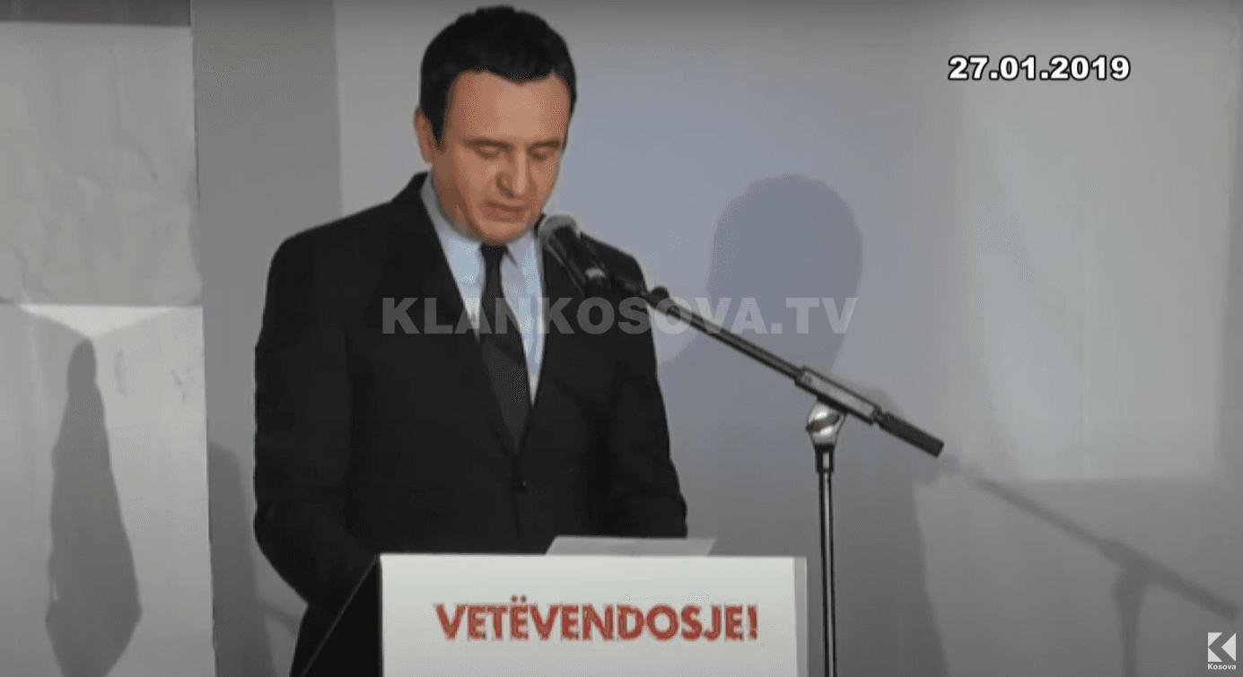 A i “ha” Albin Kurti fjalët e veta? (VIDEO)