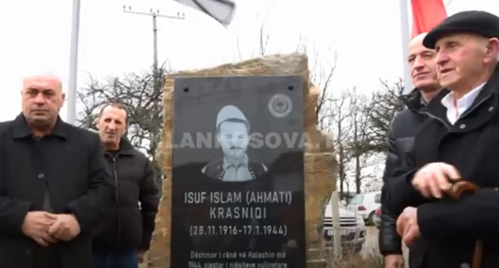Pllakë përkujtimore për Isuf Krasniqin (VIDEO)