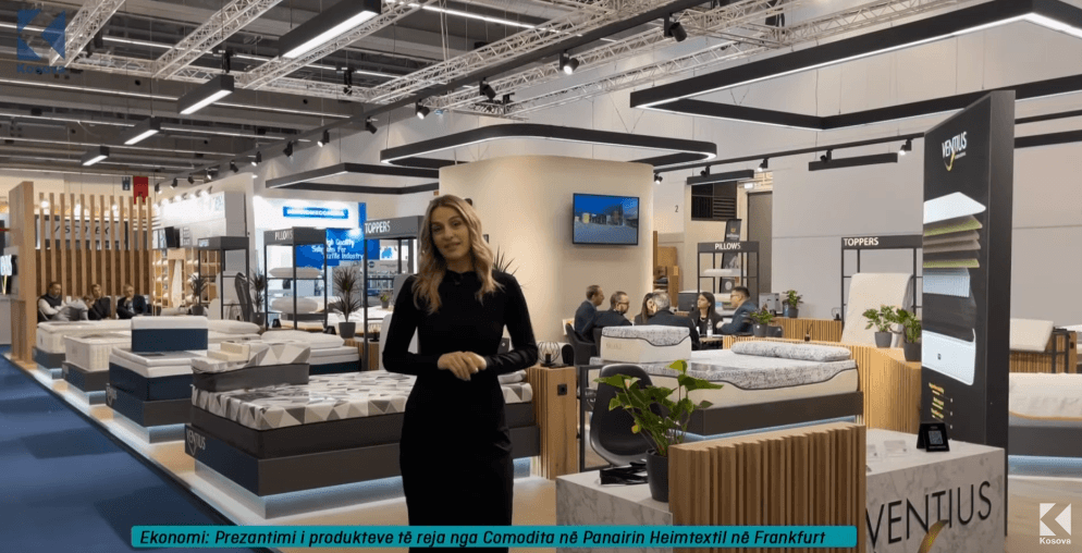 Prezantimi i produkteve të reja nga Comodita në panairin e njohur Heimtextil, Gjermani (VIDEO)