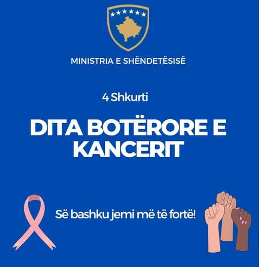 Ministria e Shëndetësisë themelon grupin punues për Programin Shtetëror për Kontrollin e Kancerit