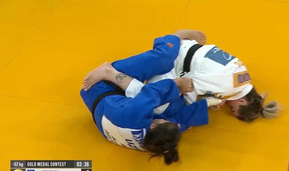 Distria Krasniqi mposhtet nga Keldiyorova, siguron medaljen e argjendtë