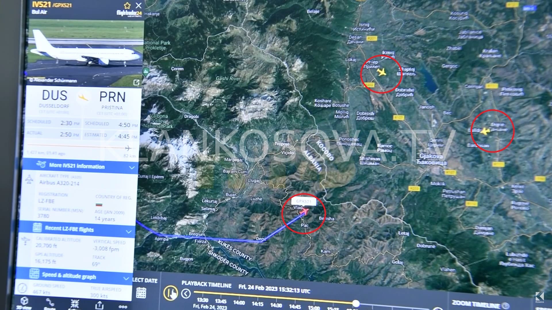 Rrezikohen 300 pasagjerë, dy aeroplanë për pak sa nuk u përplasën në Kosovë (VIDEO)