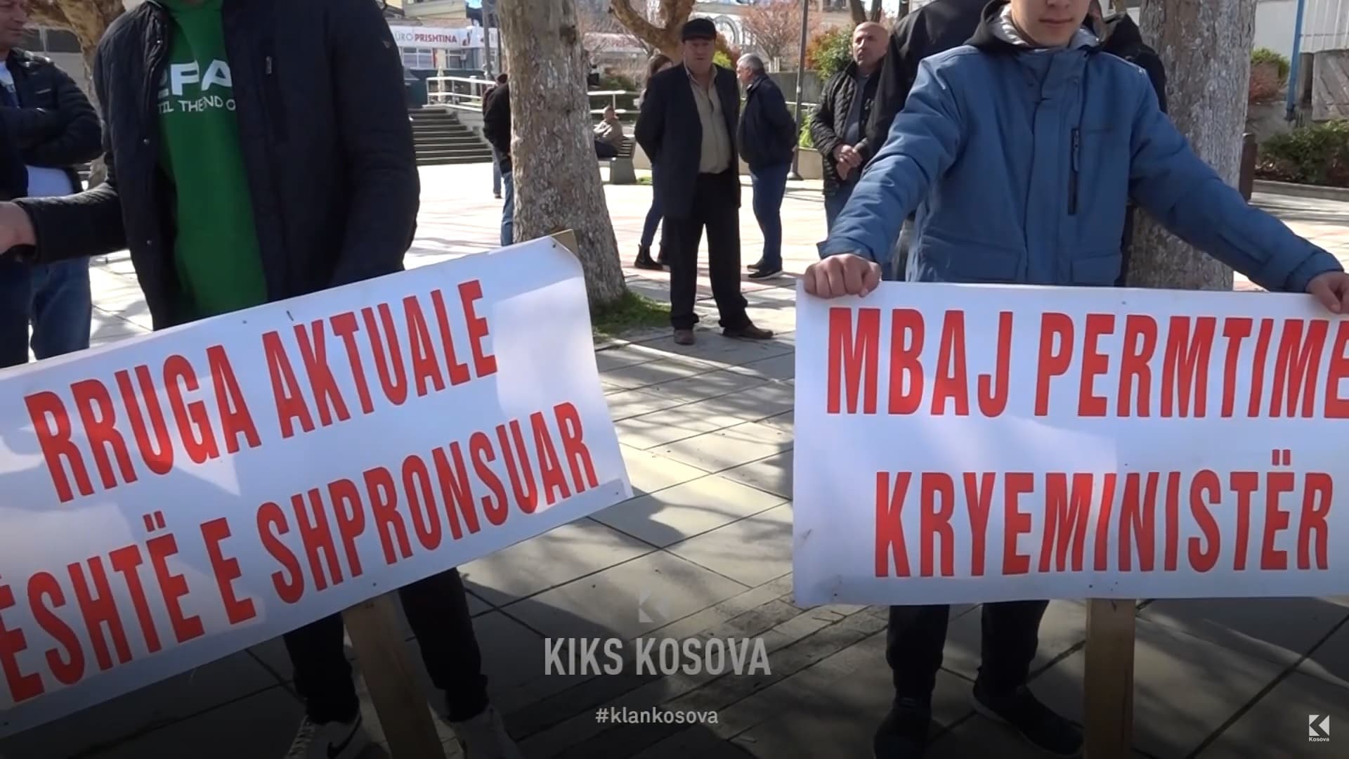 Banorët kundërshtojnë devijimin e rrugës: Do të na shuhen bizneset (VIDEO)
