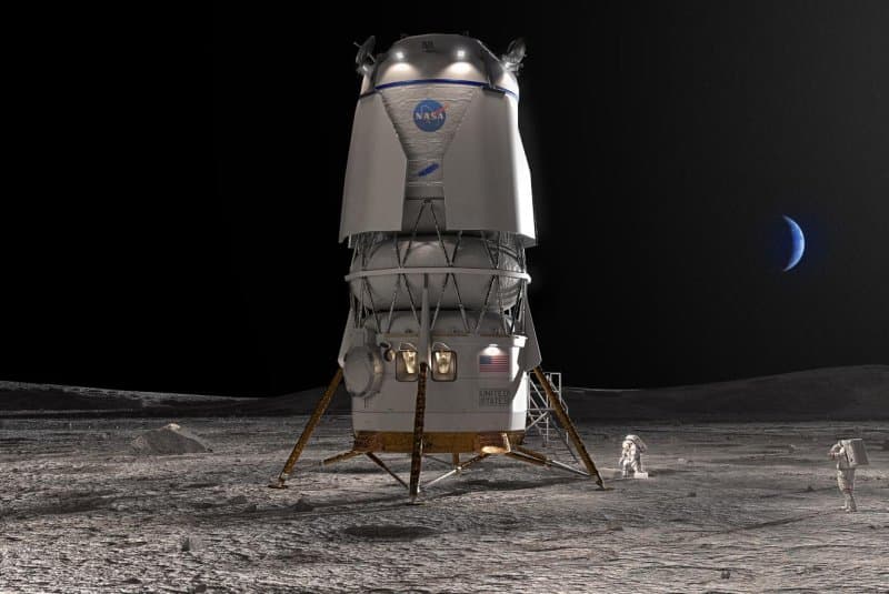 Blue Origin fiton kontratën e NASA-s prej 3.4 miliardë dollarësh për të ndërtuar një dërgues në Hënë
