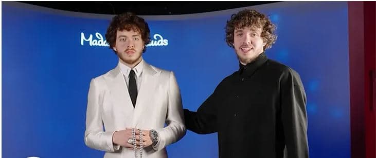 Reperi Jack Harlow i kënaqur me statujën prej dylli që u punua nga Madame Tussauds