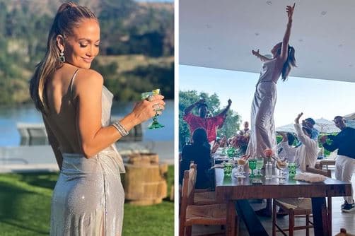 Jennifer Lopez u “egërsua” në festën e saj të 54-vjetorit të lindjes (FOTO)