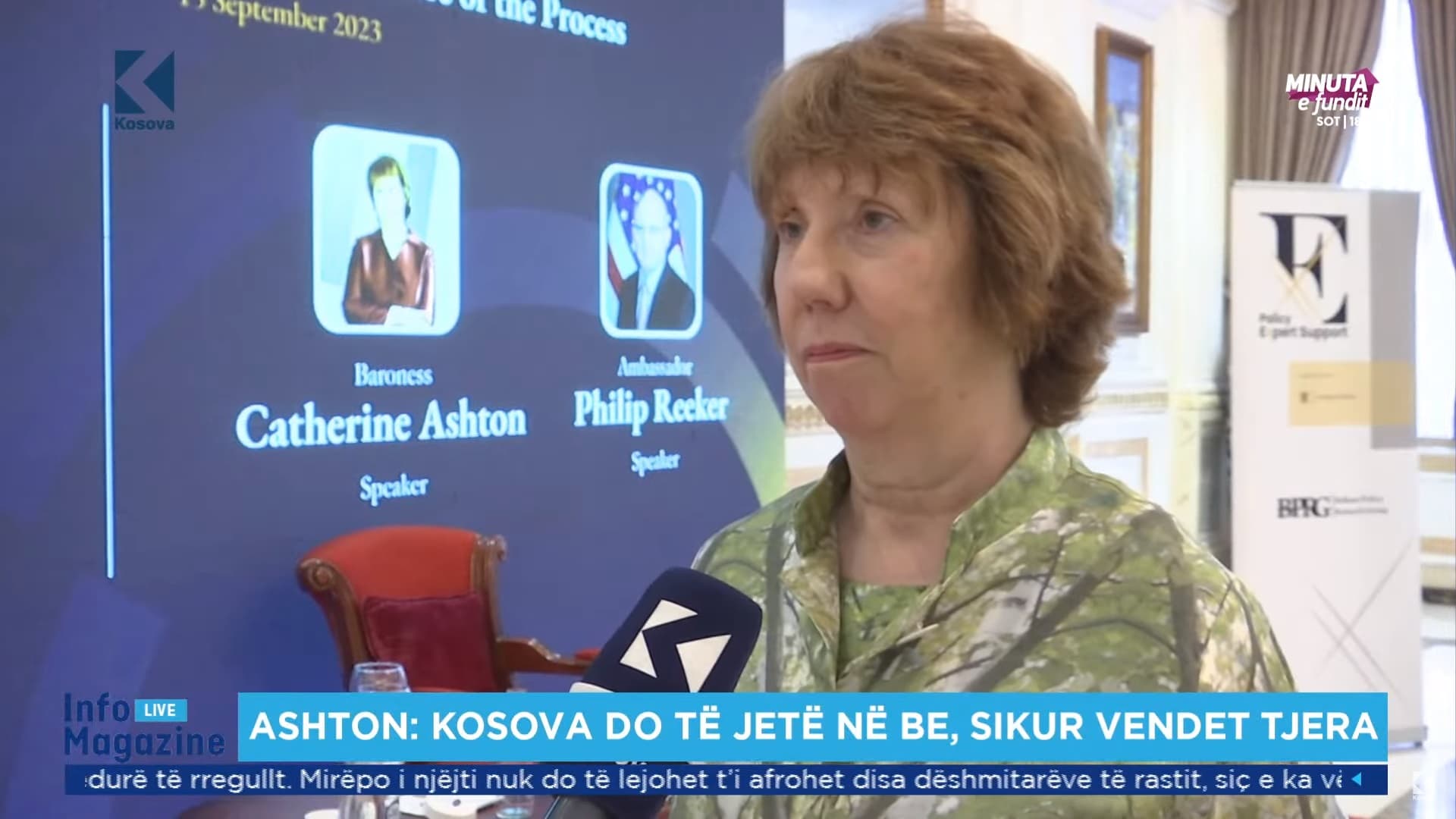 Ashton: Dua ta shoh Kosovën në BE (VIDEO)