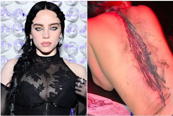 Billie Eilish ua tregon adhuruesve tatuazhin e saj më të ri