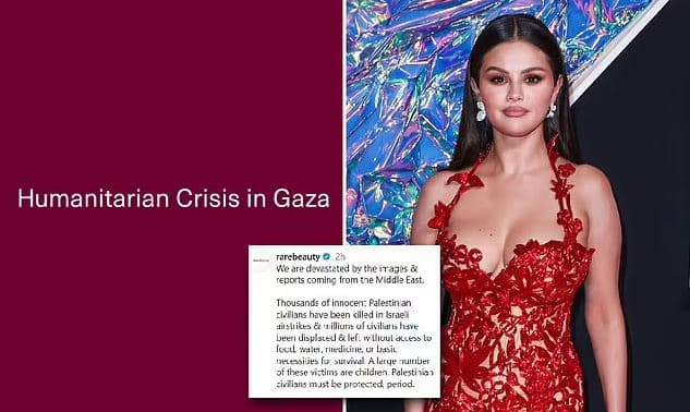 Marka e kozmetikës së Selena Gomez ndan mesazh pro Palestinës
