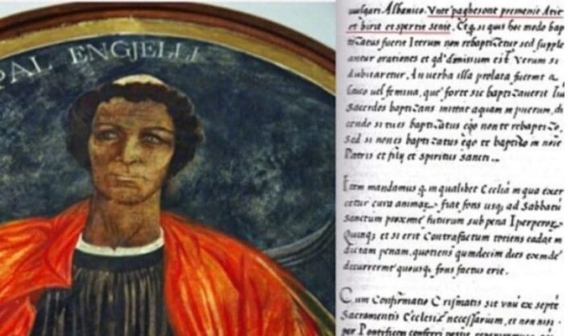 8 nëntor 1462, dokumenti i parë i gjuhës shqipe